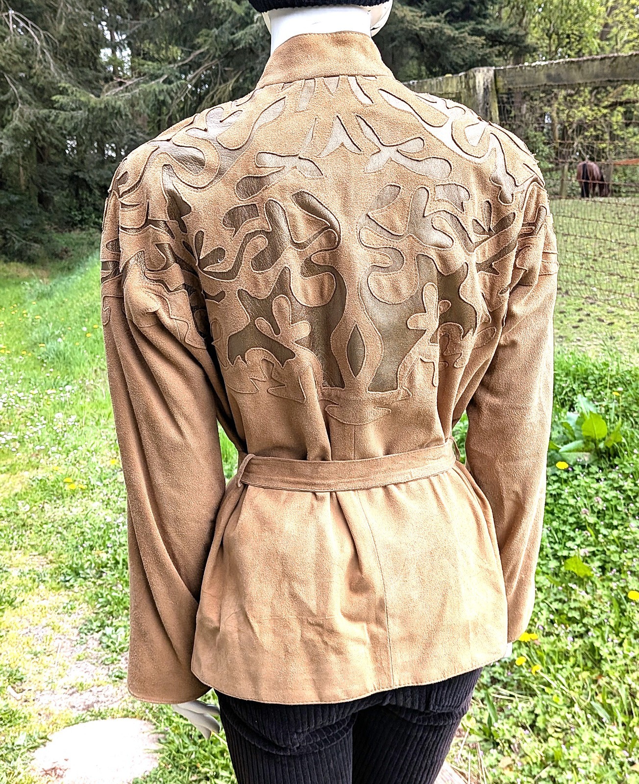 Vintage Top belted Doeskin Leather Walter Rupp W Germany – 1970s