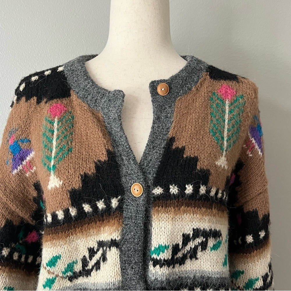 VTG Wool/Alpaca Blend Cardigan Sweater / SZ M/L