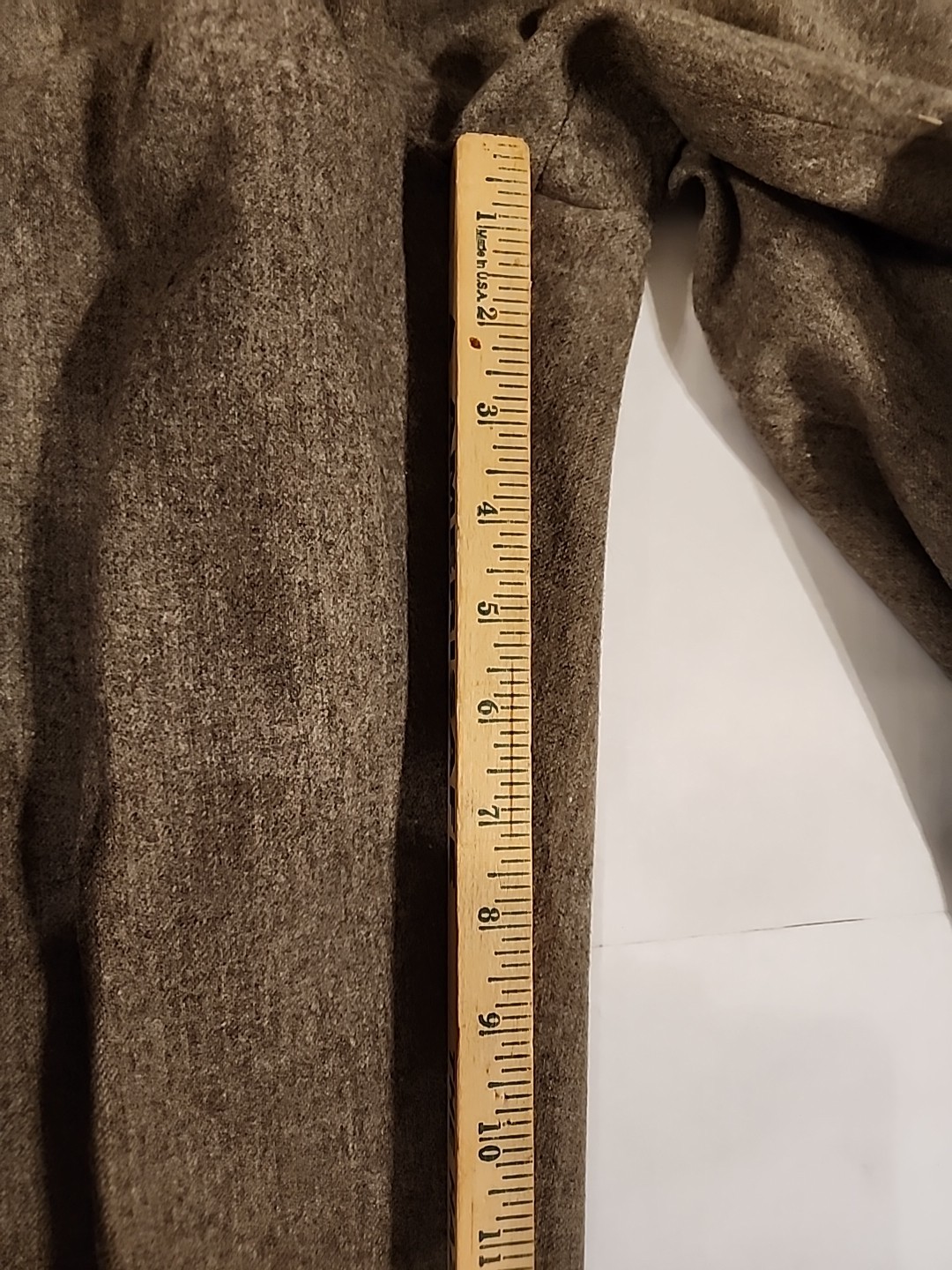 Vtg Miss Pendleton Suit Pant Jacket Set 100% Pure Virgin Wool Tweed Woolen Mills