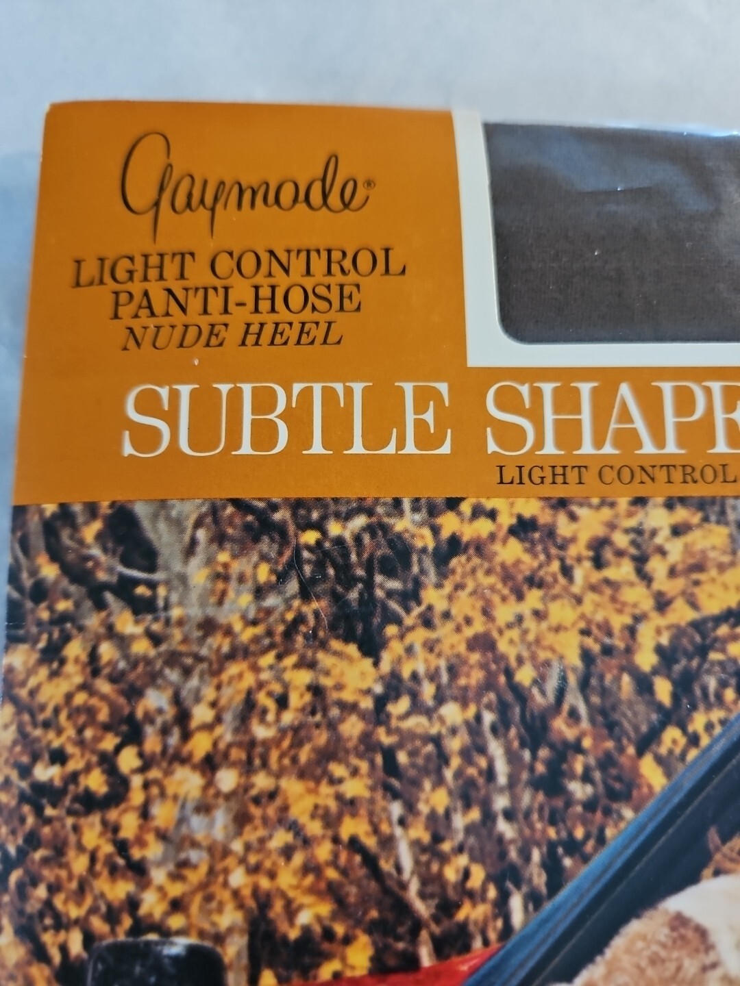 Vtg 1970s Gaymode Average Subtle Shaper Panti-Hose Pantyhose Nylons Coffee Bean
