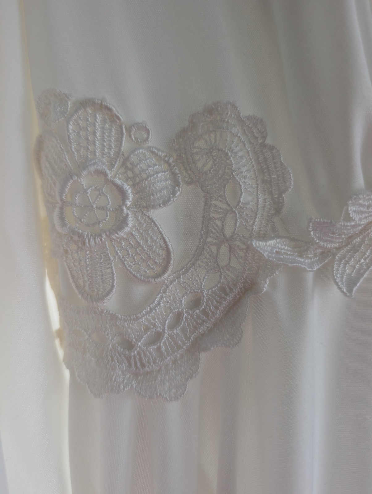 VTG 70s Gunne Sax Sz. 13/14 Romantic Wedding Bridal Lace Prairie Dress