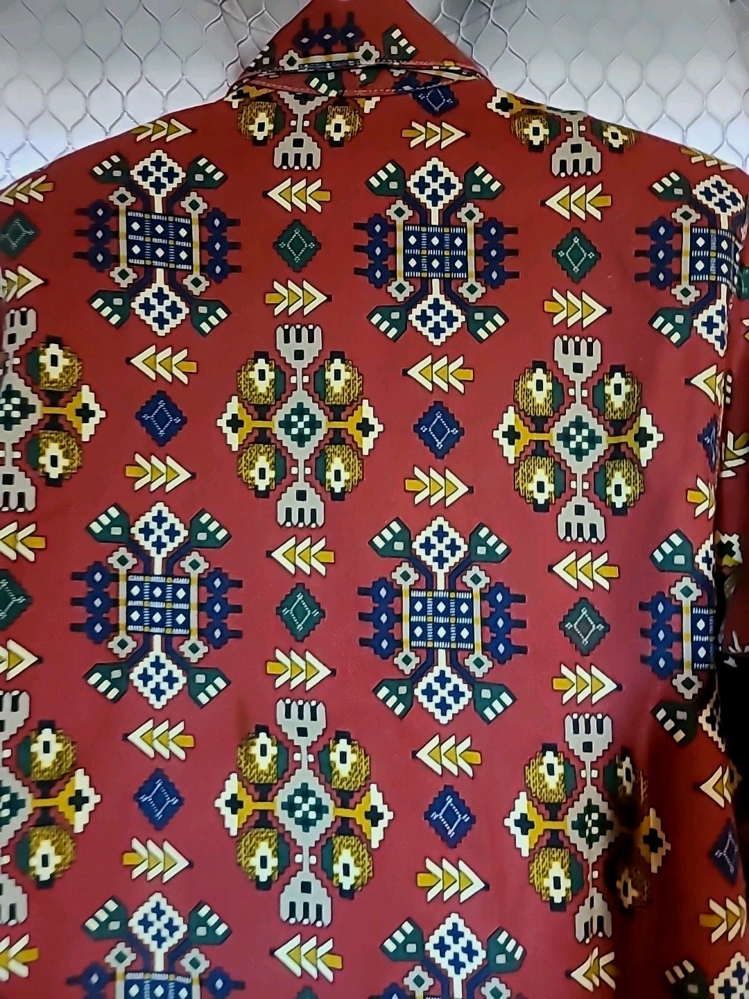 Vintage Blazer Aztec western denim jacket women’s Gotcha Covered Copper Button