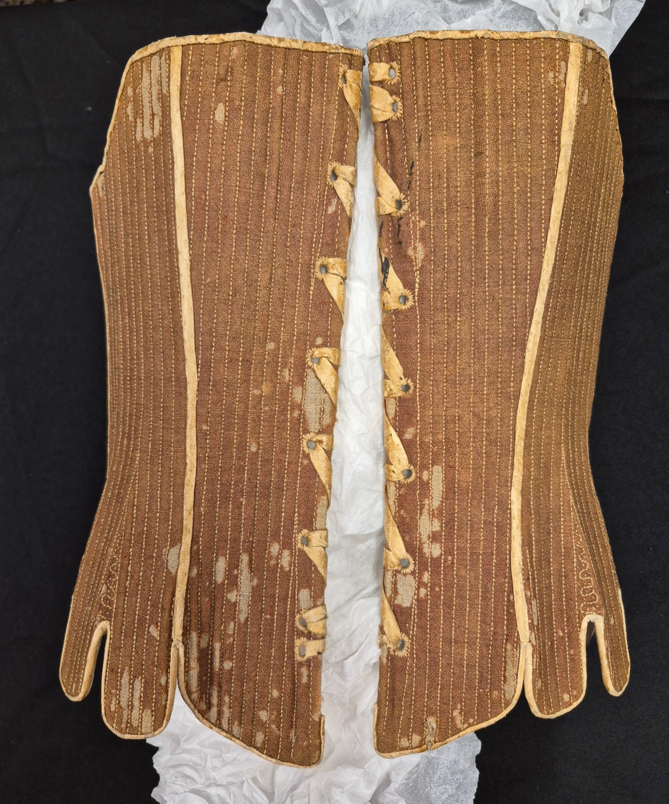 Original Georgian women&rsquo;s stays 1740-60 18th century corset