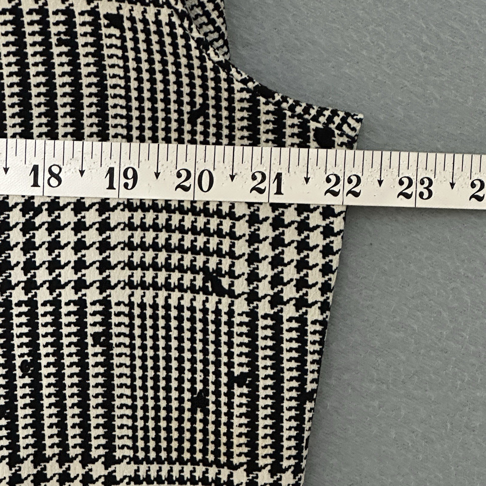 VTG 80s ACT II Women Suit 12 Ivory Houndstooth Check Plaid Power Classic Office
