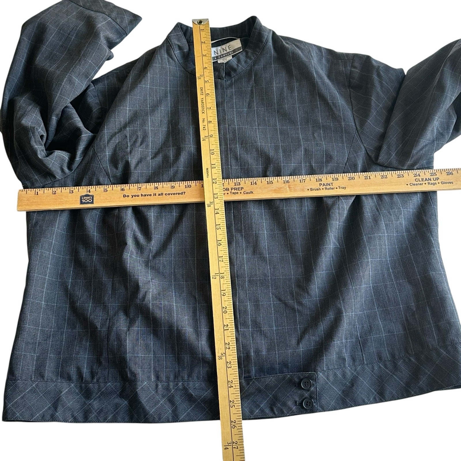 Women&rsquo;s Vintage Jacket Size 18W Plus Size Zip Up Professional Shacket Great Con