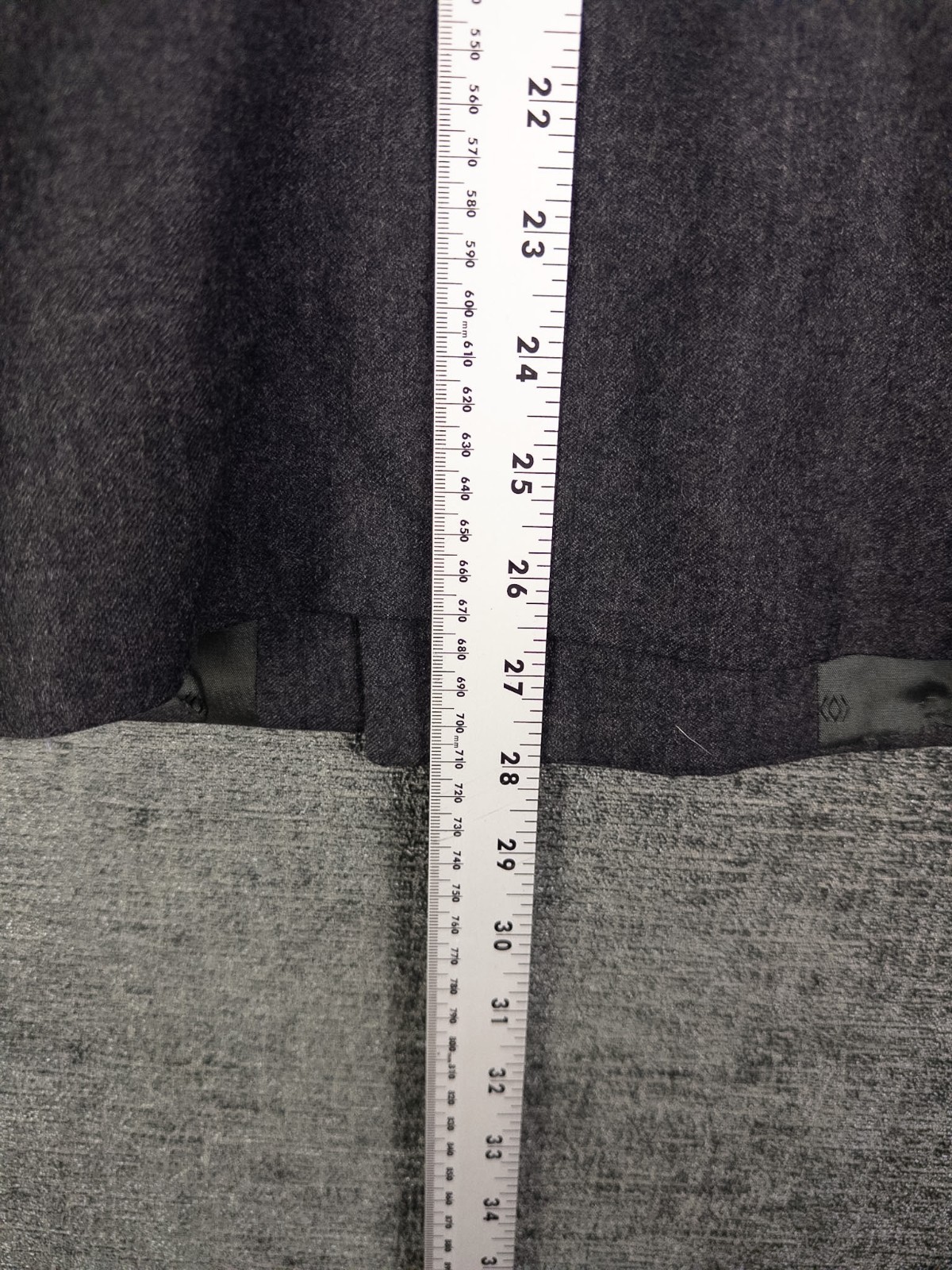 VTG Talbots Womens Blazer 6P Gray Double Breasted Academia Career Wool USA Made