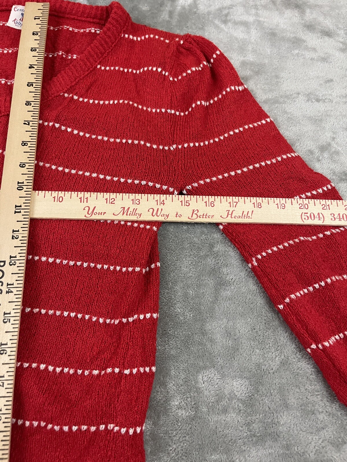 Vintage Centennial Sweater Womens Small (see Measured) Pullover Knit USA Made