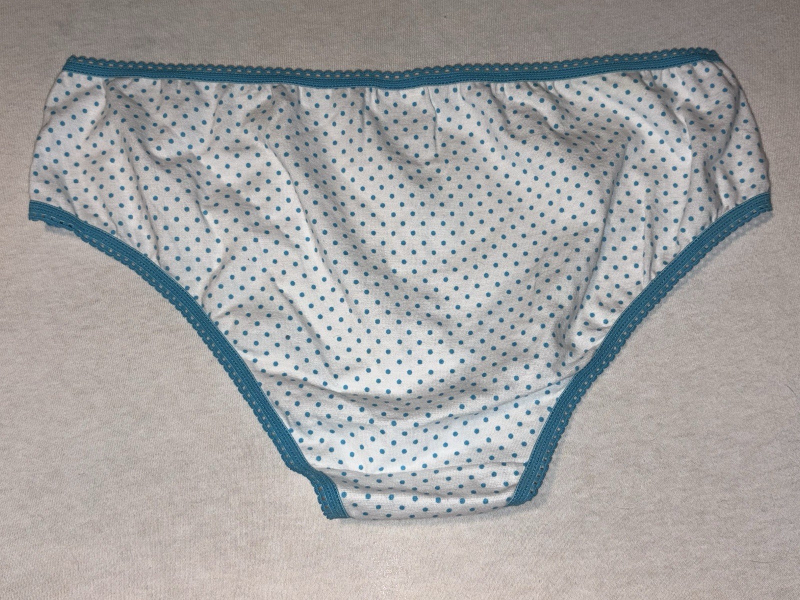 L.E.I Lei L Y2K Vintage Polka Dot Low Rise Hipster Cotton Bikini Panty Underwear