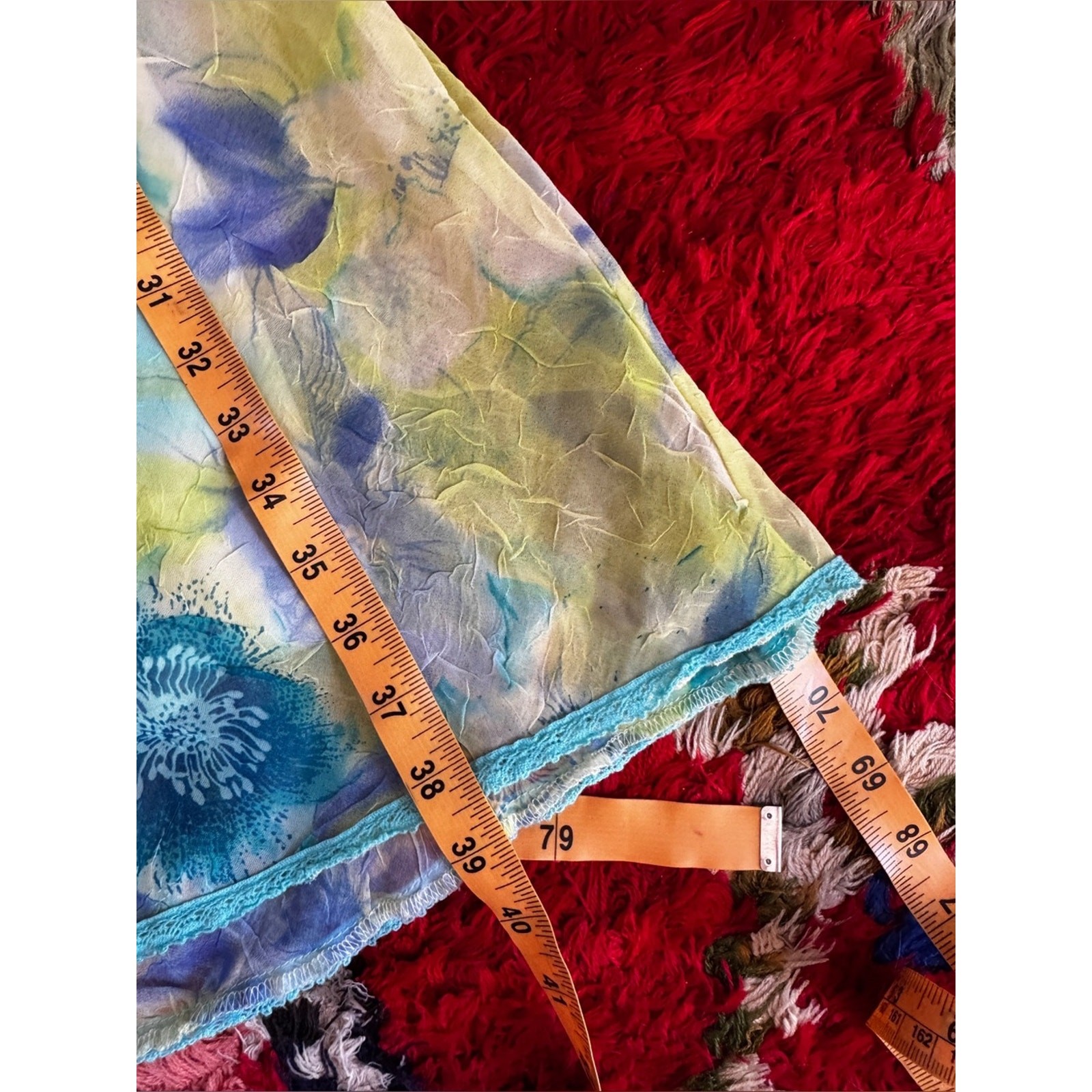 Y2K Vintage California Concepts floral slip dress Sz M