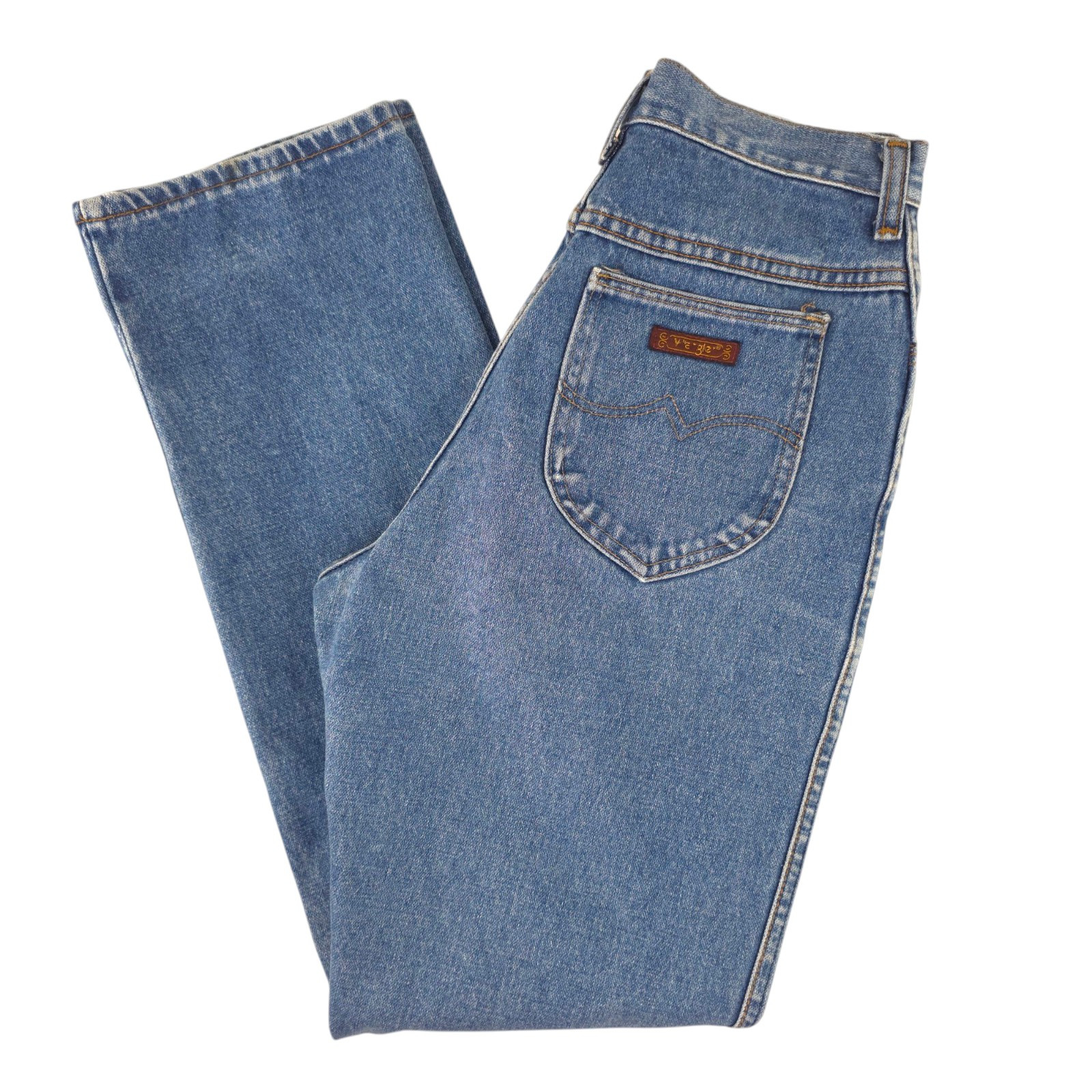 VINTAGE WRANGLER WOMEN&rsquo;S JEANS SIZE 10 AVERAGE MEASUREMENTS 27×32 *100% COTTON*