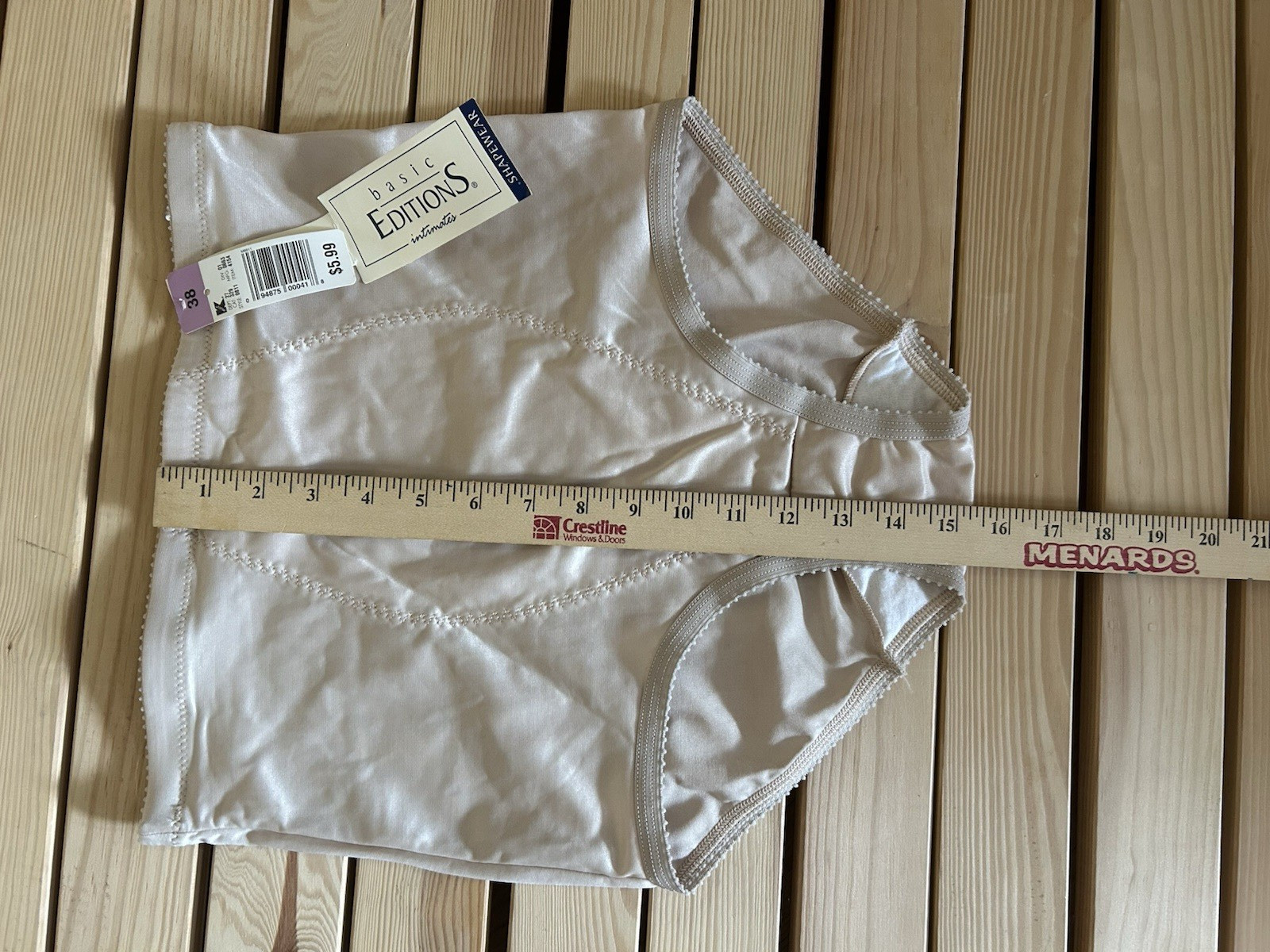 2 units of NOS K-Mart Basic Editions Intimates Shapewear panties sz 38