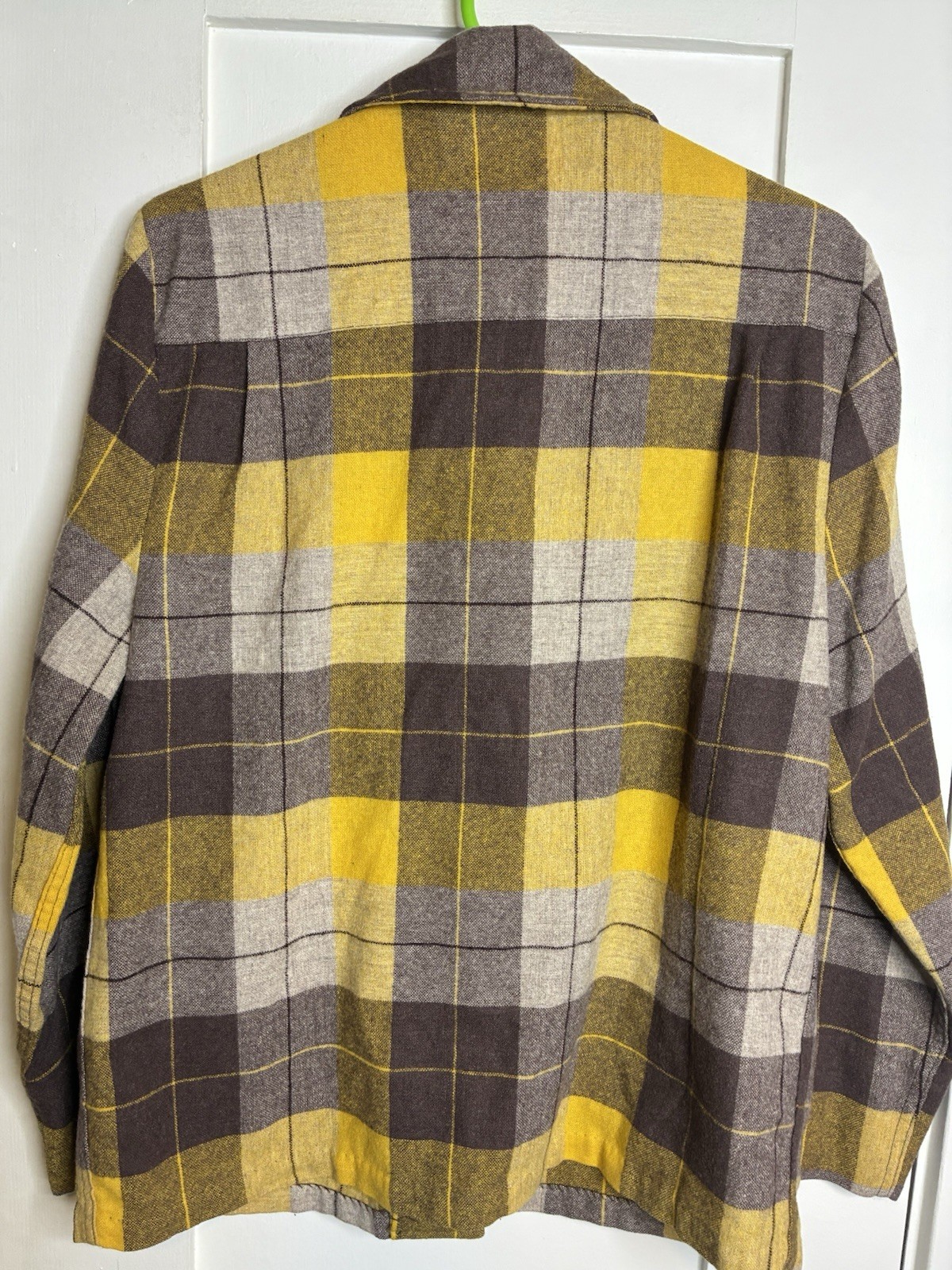 Vintage 1950’s West House Shadow Plaid 49er Jacket Made In USA Women’s Medium