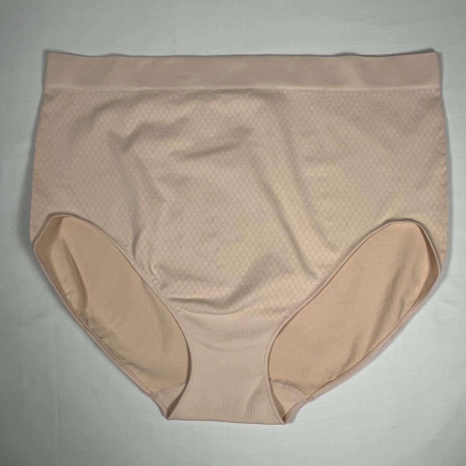 NWOT Two Pair Breezies Plus Size Pink and Beige Stretch Panties. Size 2X
