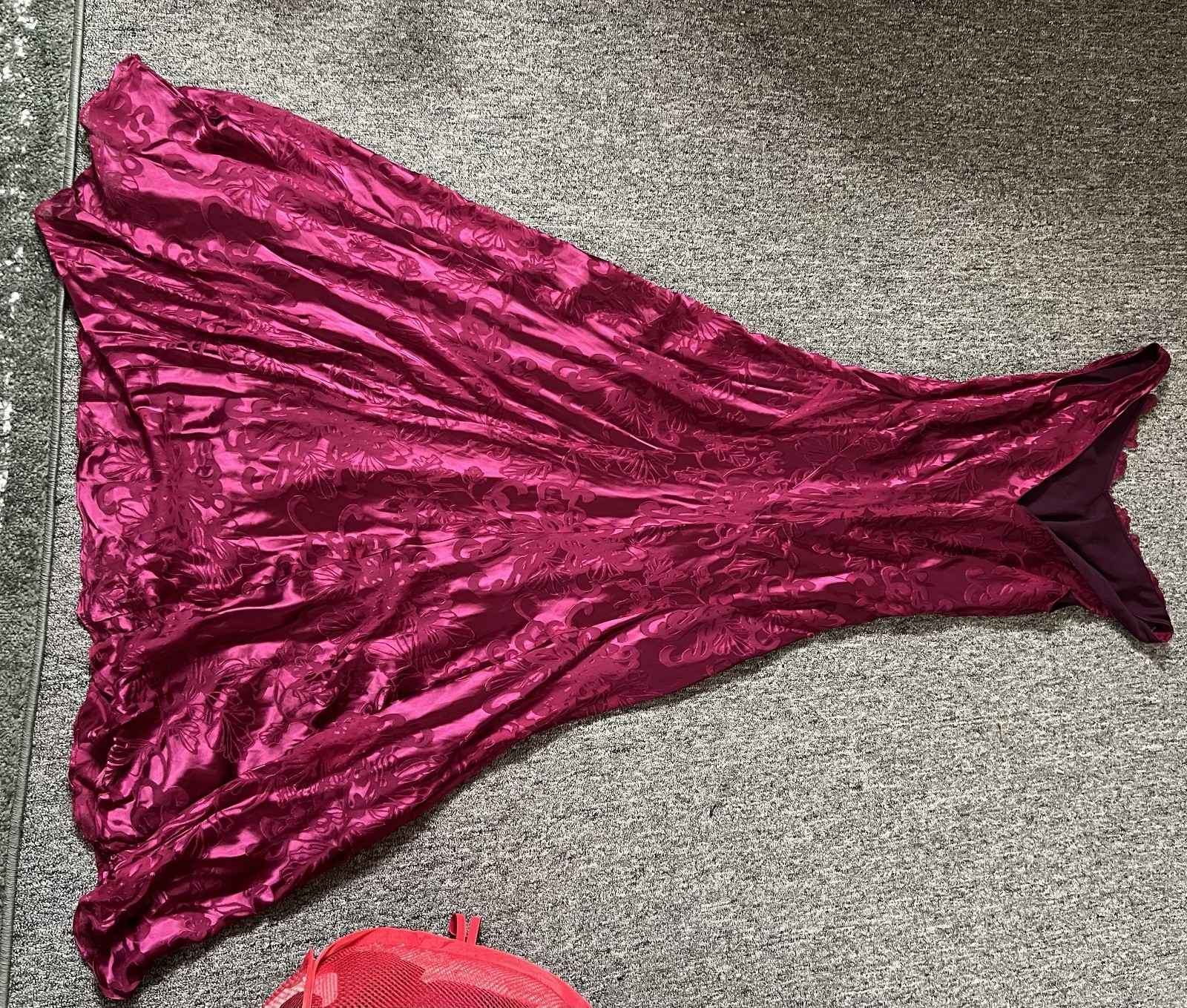 Beautiful Vintage Laura Ashley whimsygoth Red Dress