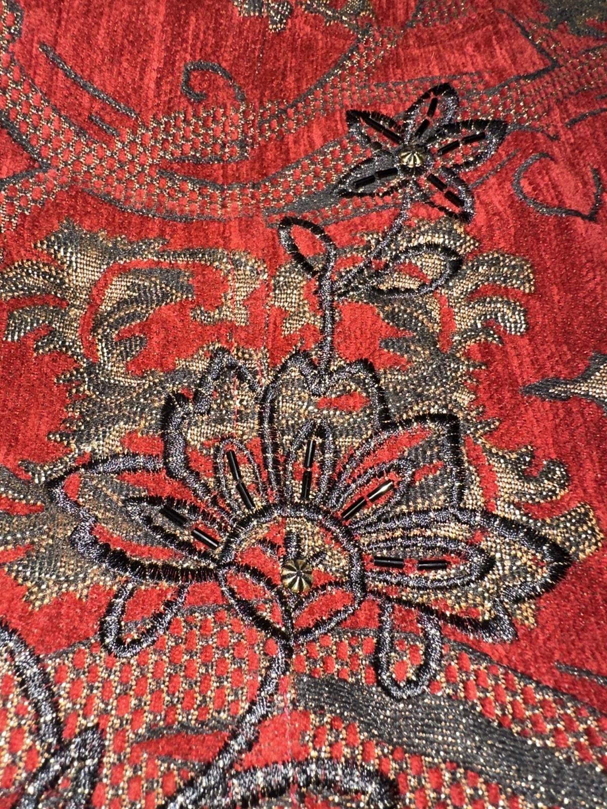 Graff California Wear Vintage Red Floral Women’s