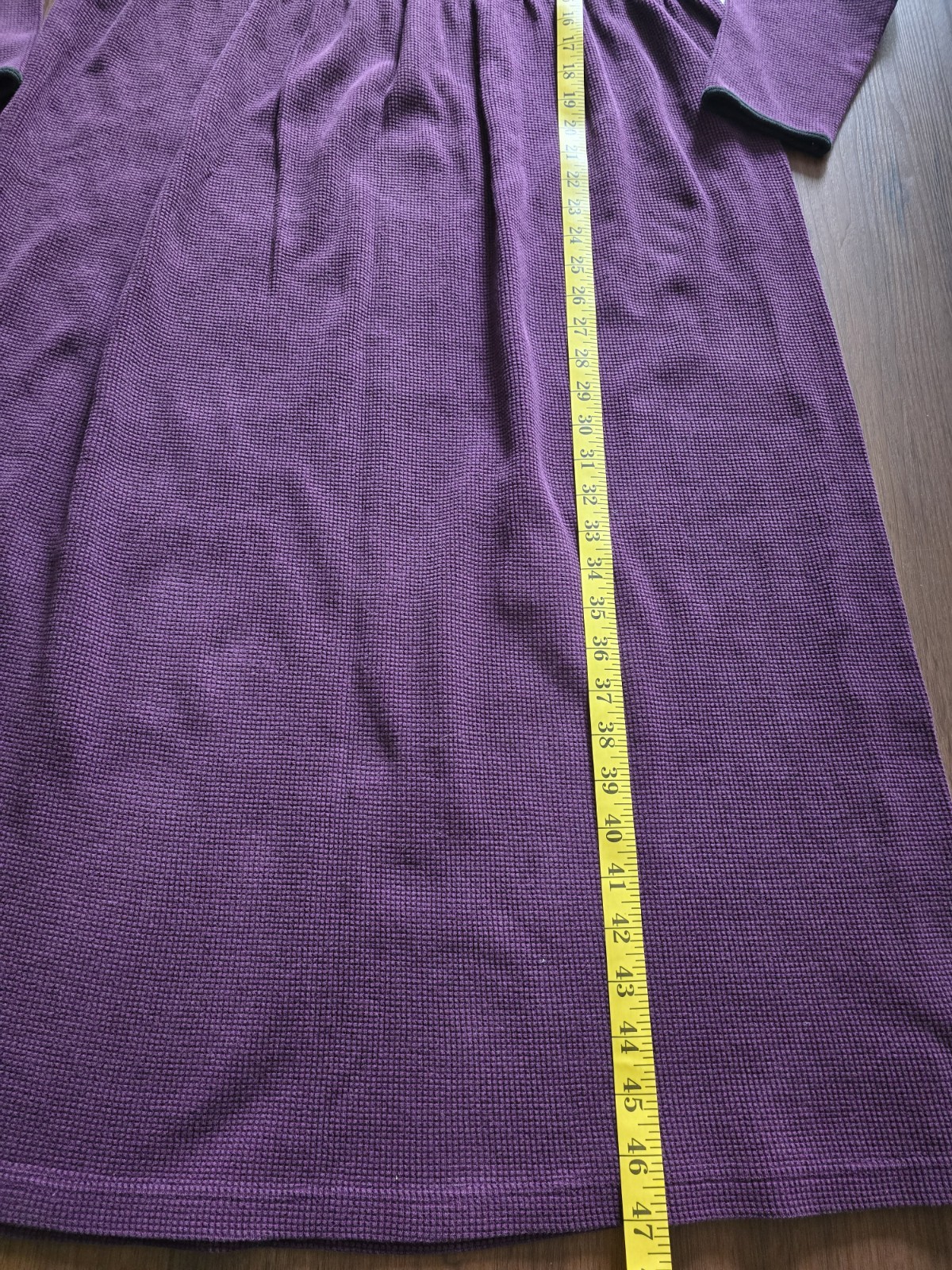 Vintage 90s Y2k Eddie Bauer Cotton Dress Purple Womens Medium Teacher Style