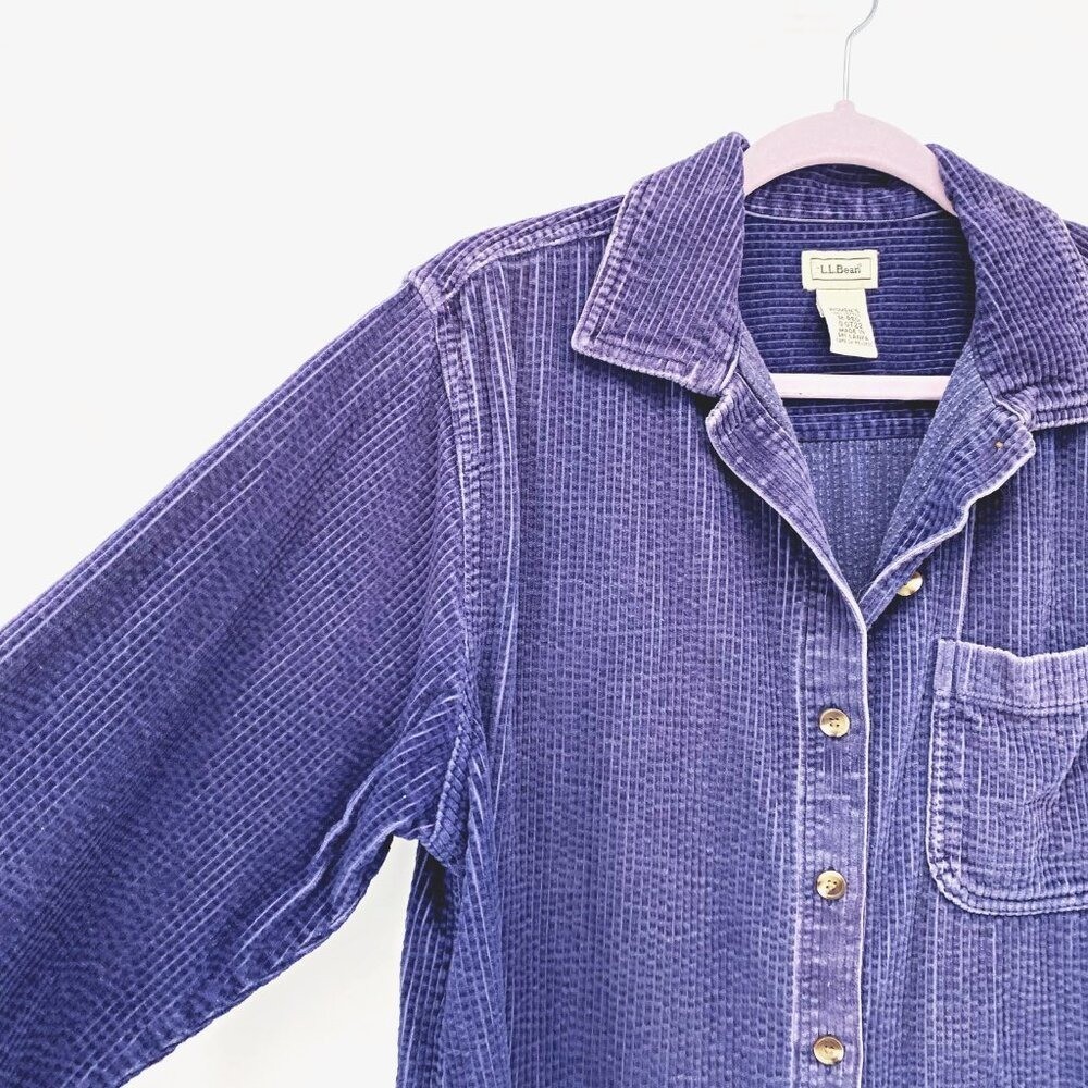 L.L. Bean Vintage Corduroy Button Up Shirt