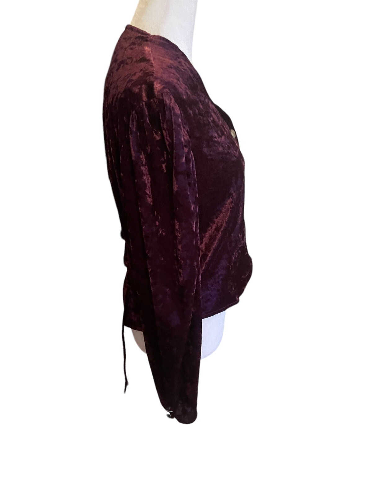 Vintage Circle T By Marilyn Lenox Western Ranch rodeo Velvet Purple Patchwork M