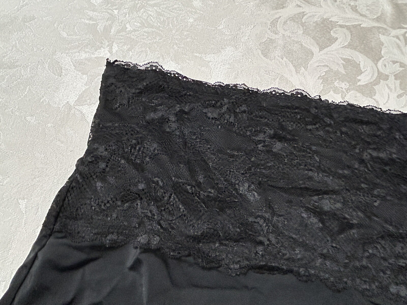 Instant Shaping By PLUSFORM 7301 Hi Waist Lace XL Black Shaping Brief Panties