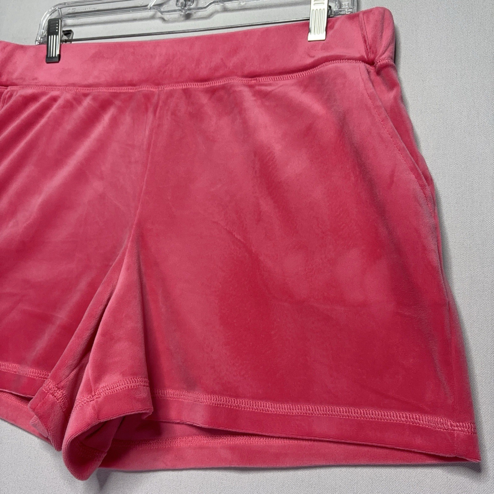 Juicy Couture Velour Jacket / Shorts Set – Hot Pink – Gemmed – Womens XL