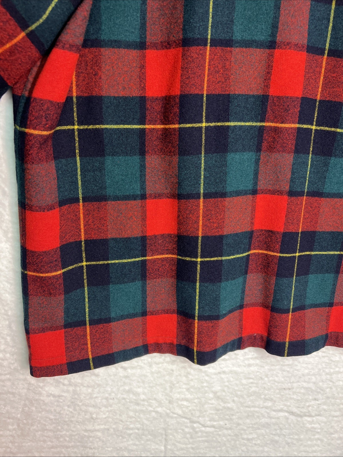 Vintage 50s Pendleton 49er Jacket Shadow Plaid Sz M Rockabilly