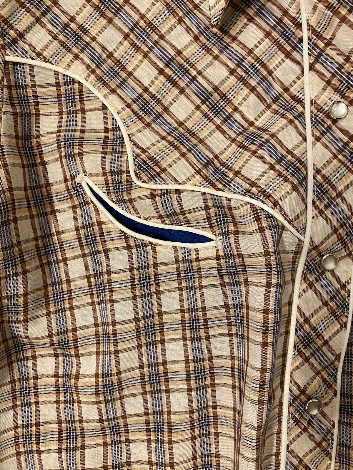 Vinatge Kenny Rodgers Pearl Snap Button Up Size Small Cowboy Western Yellowstone