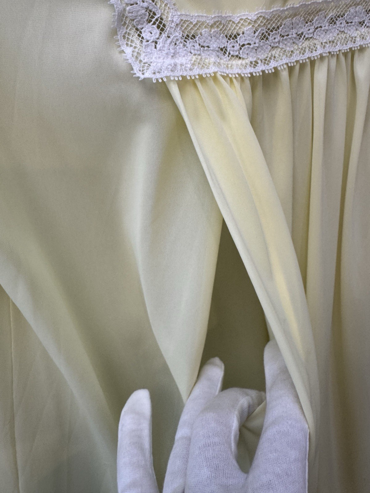 Vtg SHADOWLINE Nursing Nightgown Embroidery New Mom Hospital NOS w/Tags S/M 80&rsquo;s