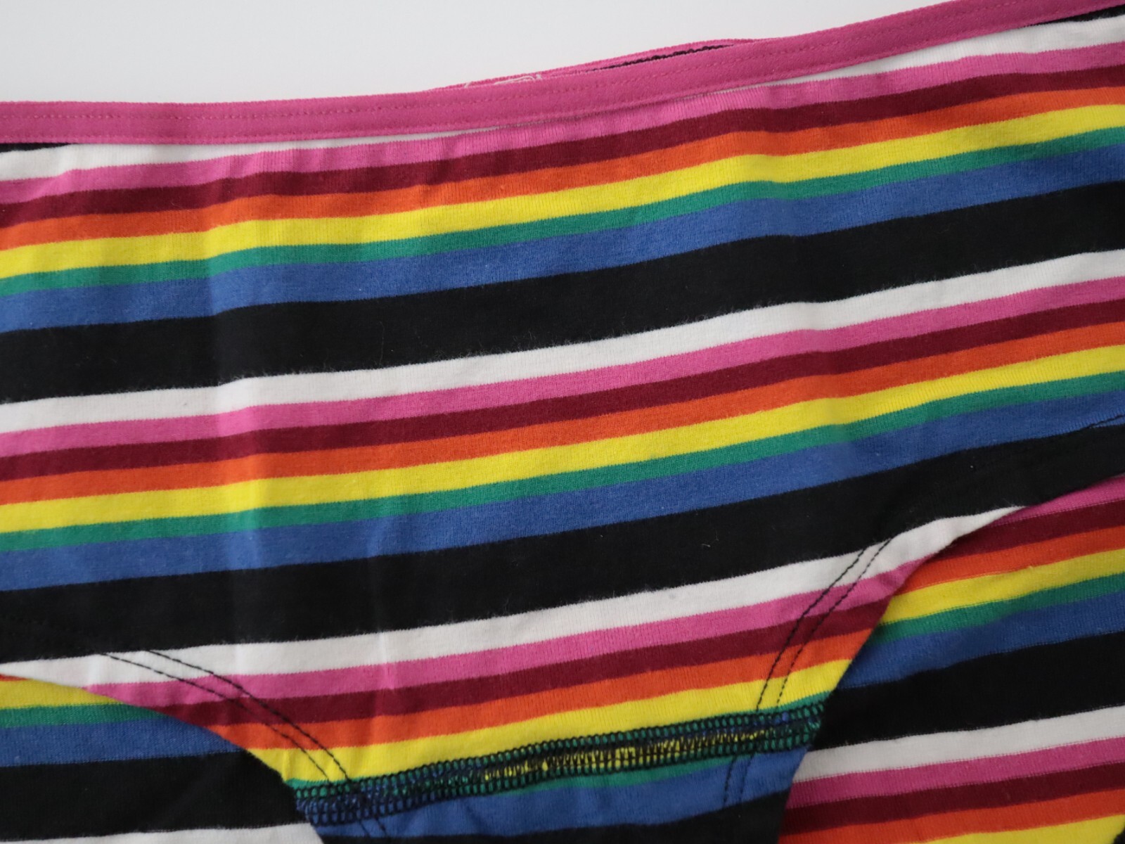 VTG Victoria&rsquo;s Secret PINK Rare Pattern Stripe Hipster Panty SMALL