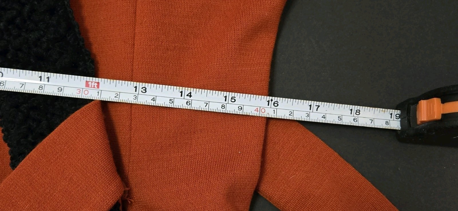 Vtg Alfred Werber 1960S MOD Red Wrap Coat Foxy Red & Black Shearling Accen S/M
