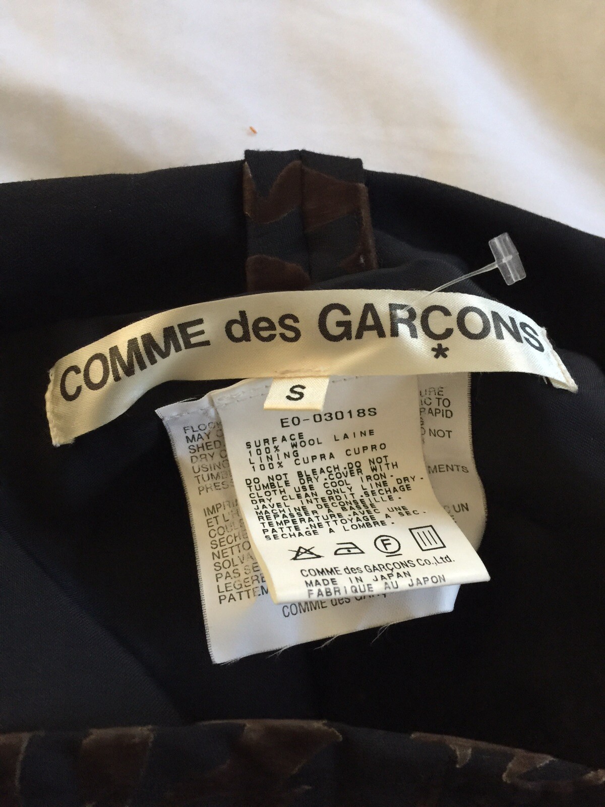 vintage comme des garcons Coat PullOver Size S Brown