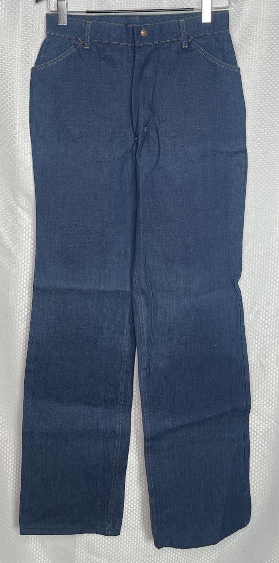 NWT VINTAGE FIBE HOUSE WOMEN&rsquo;S HELEN JEAN J FLY 4 POCKETS BLUE SIZE 17/18