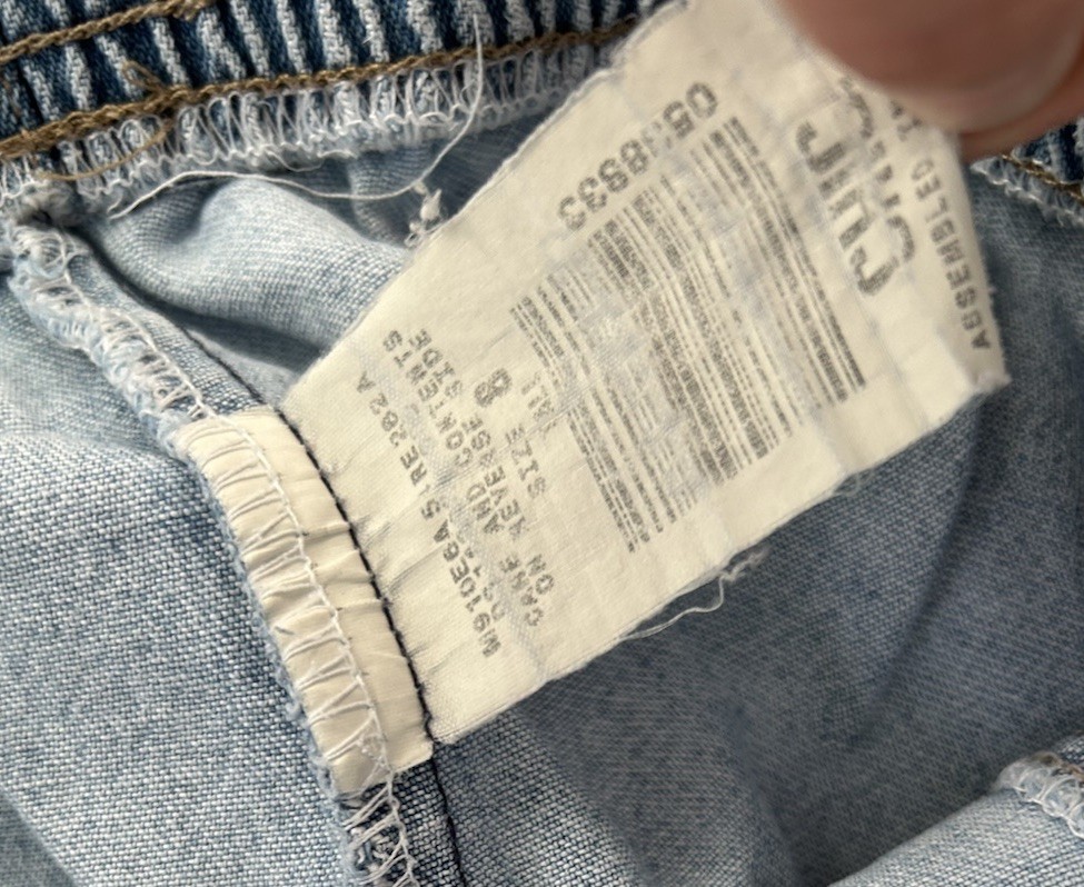 Vintage 90s Chic Distressed High Rise Mom Jeans Denim Womens 8 Light Wash Pants