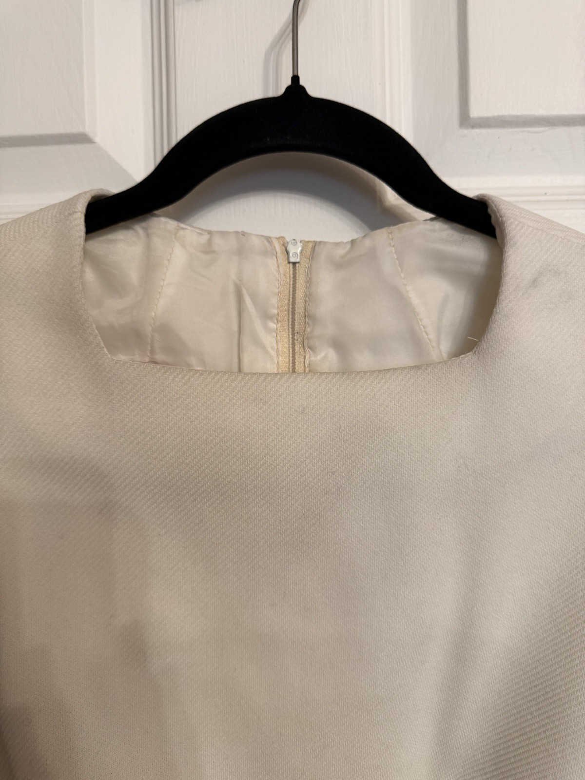 vintage navy polyester sailor suit-dress and jacket- by Caron of Chicago Size 10