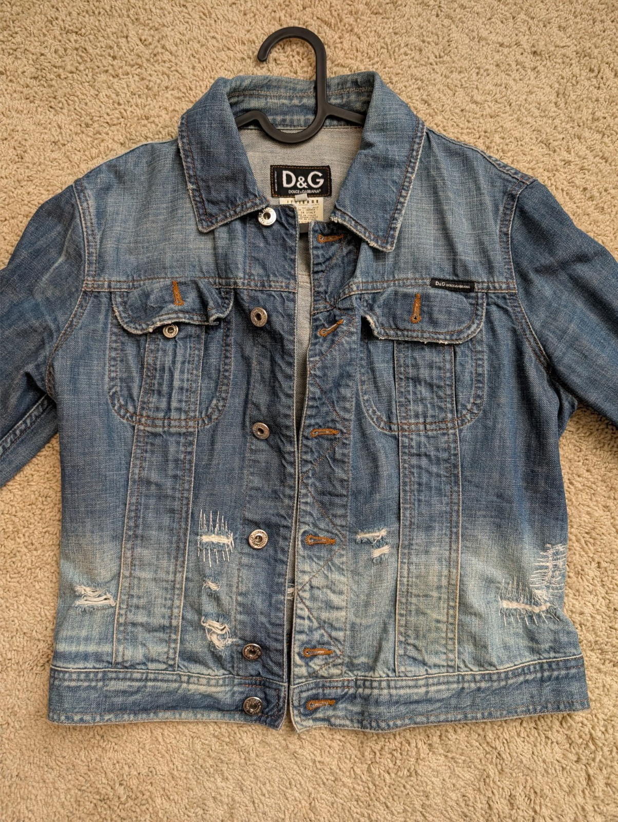 Vintage Dolce & Gabbana Ittierre S.p.A. Denim Jacket Medium