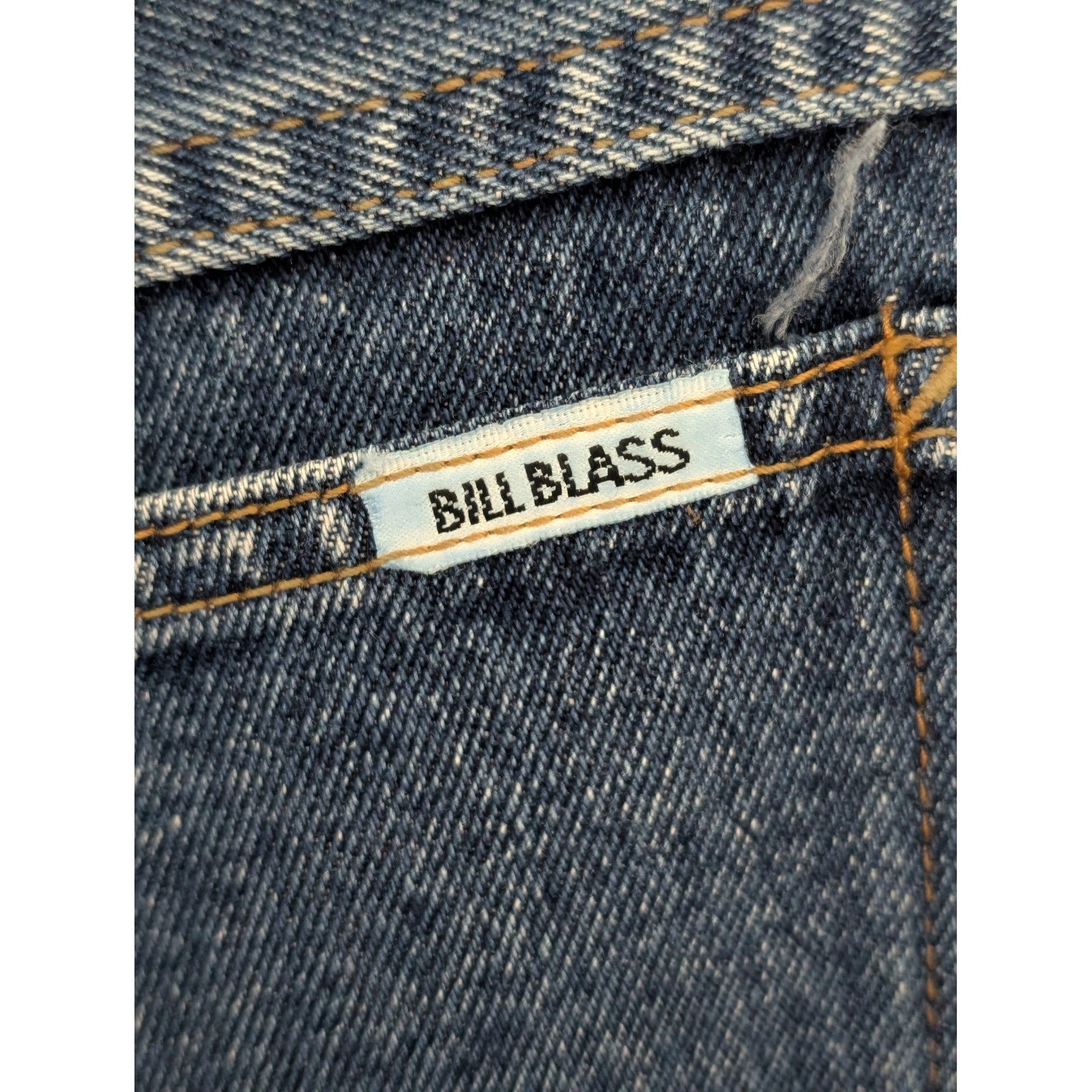 Vintage Bill Blass High Waisted Pleated Tapered Leg Jeans Medium Wash Women 14
