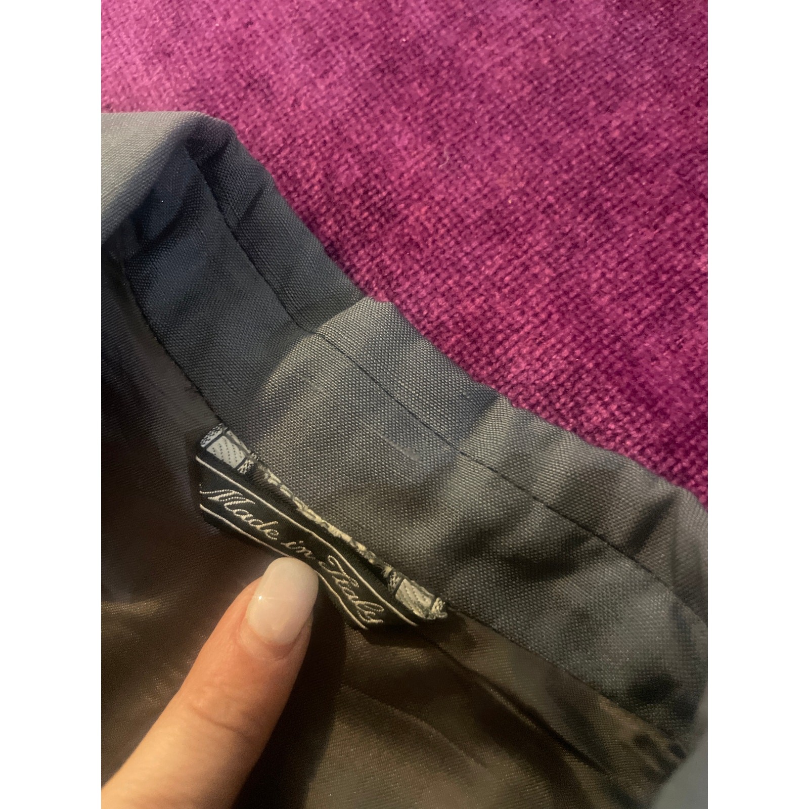 VERSACE Couture Gray Fitted Military Jacket Dress Length Size 4