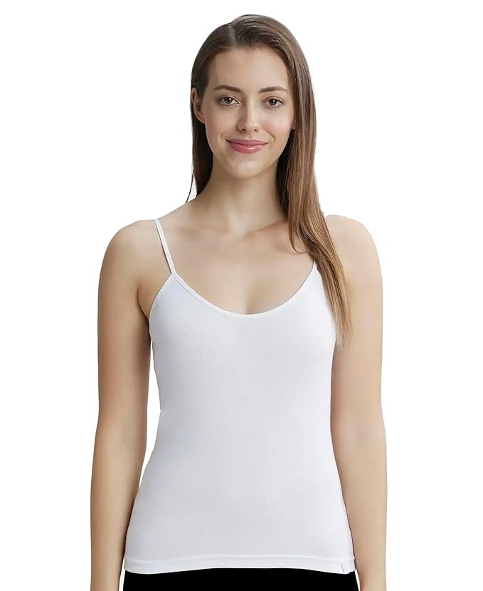 Jockey 1487 Women&rsquo;s Super Combed Cotton Rib Regular Fit Camisole (Pack of 1)