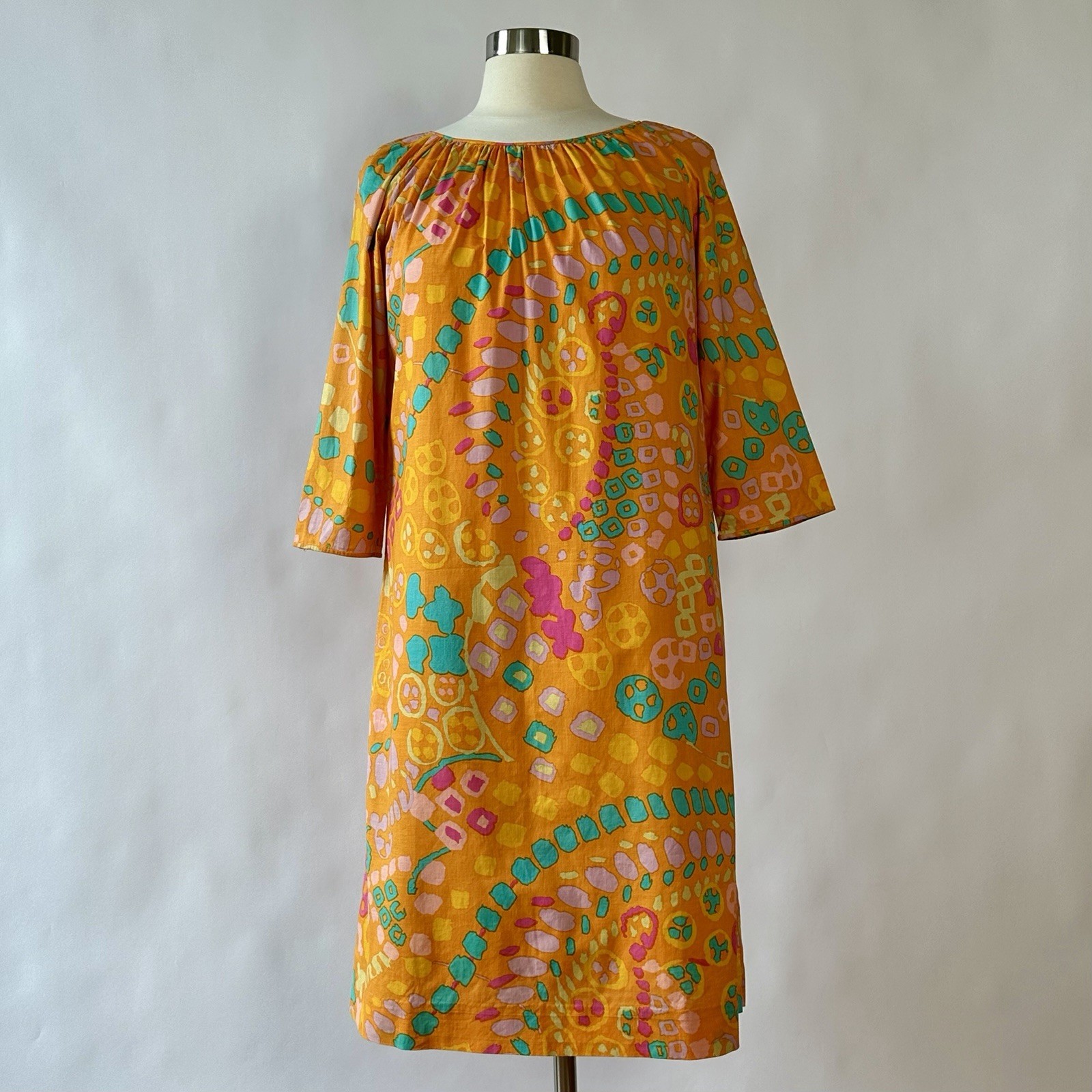 60s Mod Cotton Shift Made in England for Lord & Taylor The Country Clothes Shop