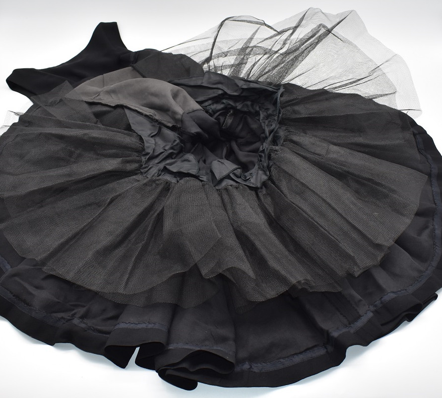 Vintage 1960s M&rsquo;amselle By Betty Carol Black Jackie O Style Cocktail Dress Size9