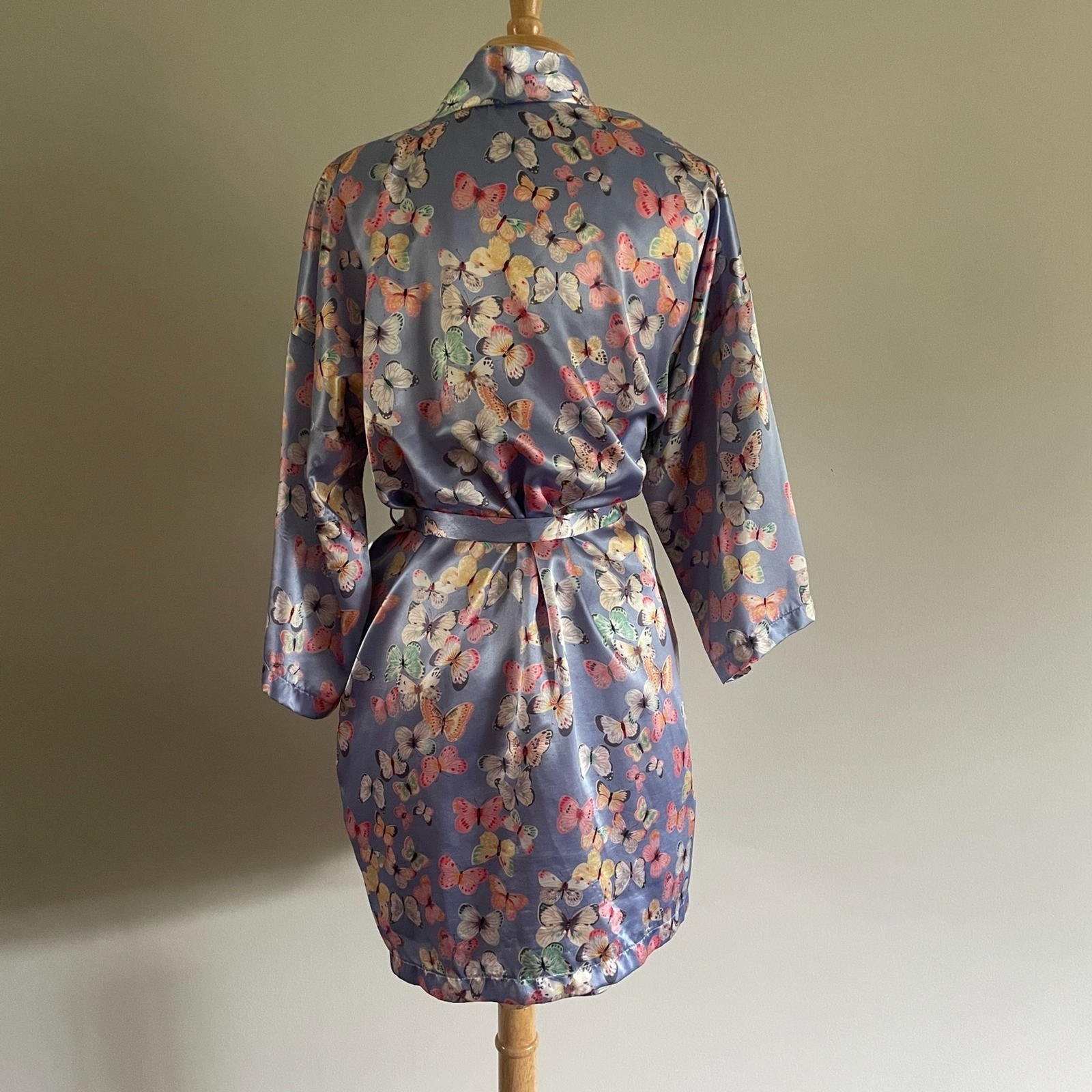 3pc Vintage Robe + Slip SET