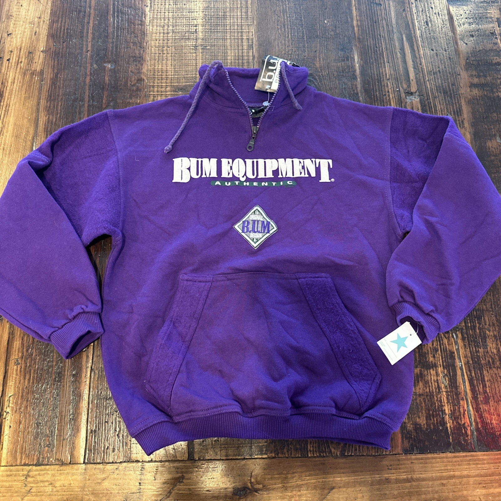 B.U.M. B U M Equipment Vintage Sweatshirt Women&rsquo;s Medium M Purple NWT NEW