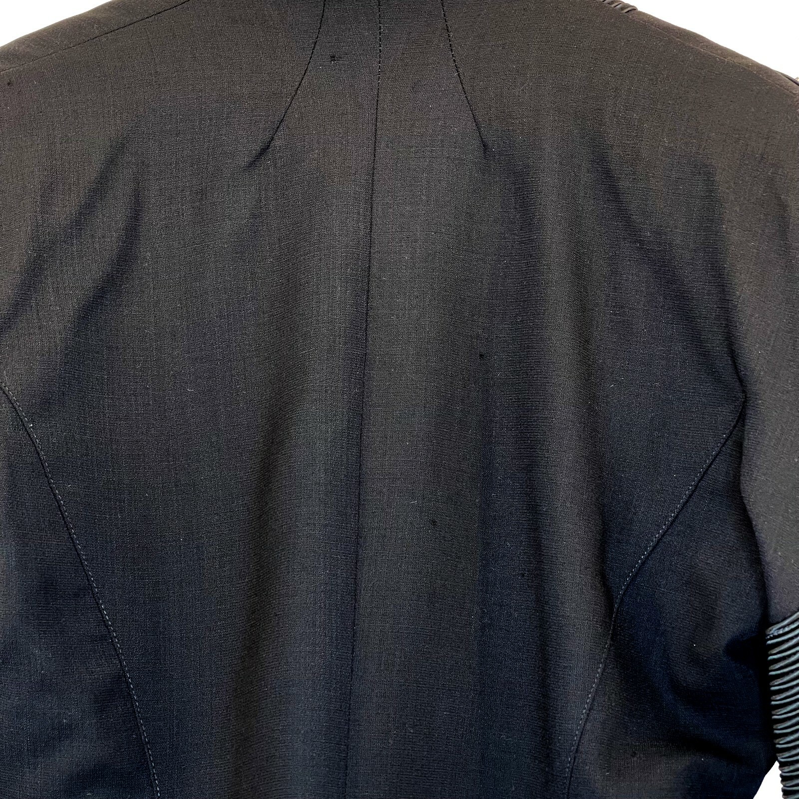 Jacques Molko Paris Jacket Womens 12 Black Vintage Avant Garde 1980s Blazer
