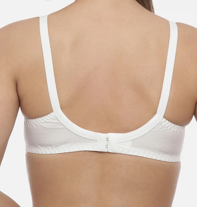 Saree Bra – WHITE Double Layered Plus Size Non Padded Wireless Cotton Sexy Bra