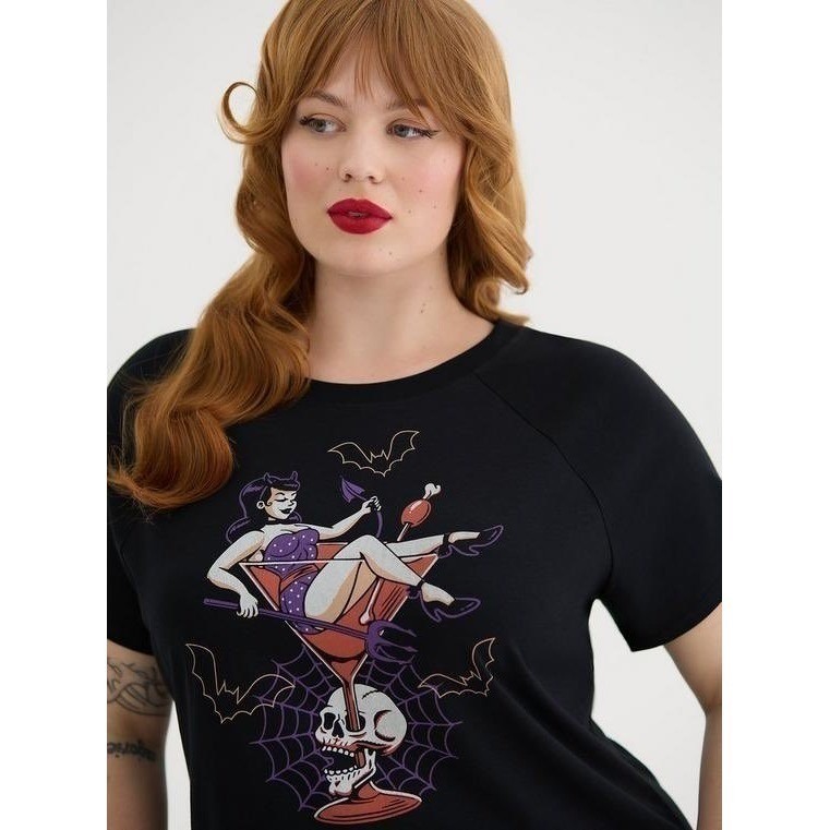 NWT Torrid Retro Chic Fitted Vintage Jersey Crop Tee 3X