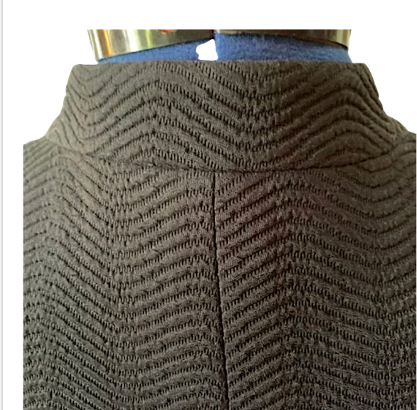 Emanuel Ungaro Vintage Black Suit Mandarin Collar / Pencil Skirt Size 10 ($775)