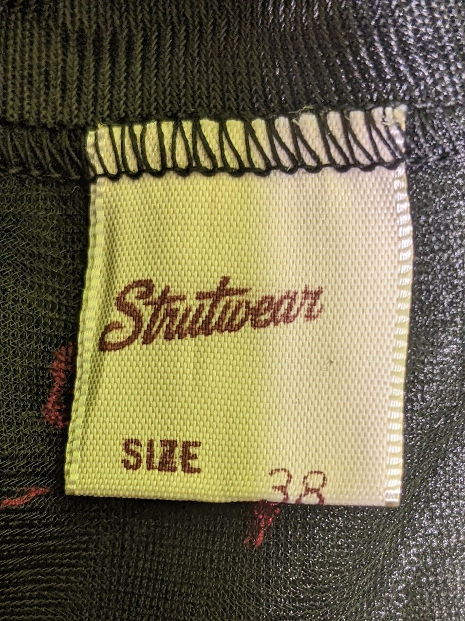 Vintage 1950s Strutwear Embroidered Slip