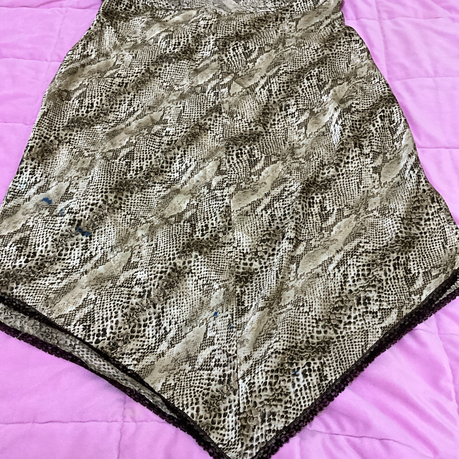 Vintage Inner Most Snakeskin Print Lingerie #0005
