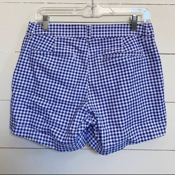 Old Navy Blue & White Patriotic Everyday Gingham Shorts – 6 EUC