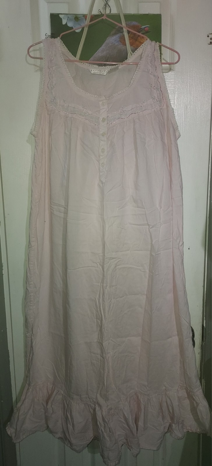 Vintage Mervyn PARTNERS INTIMATE Pink Night Gown Women&rsquo;s Size Large