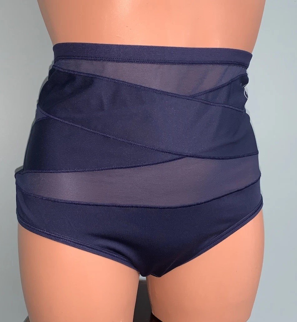 NEW High Waist Girdle Panty Shaper Support Brief Panties 1X Criss Cross
